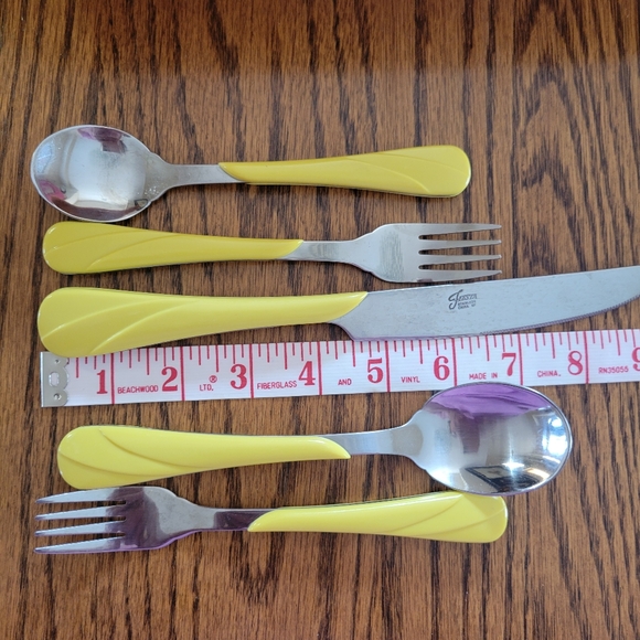 Fiesta Sunflower Swirl Flatware ~ Retired Item ~ Fiestaware ~ Post-86 ~ - Picture 7 of 16